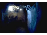 Inside a large water cistern on top of Masada